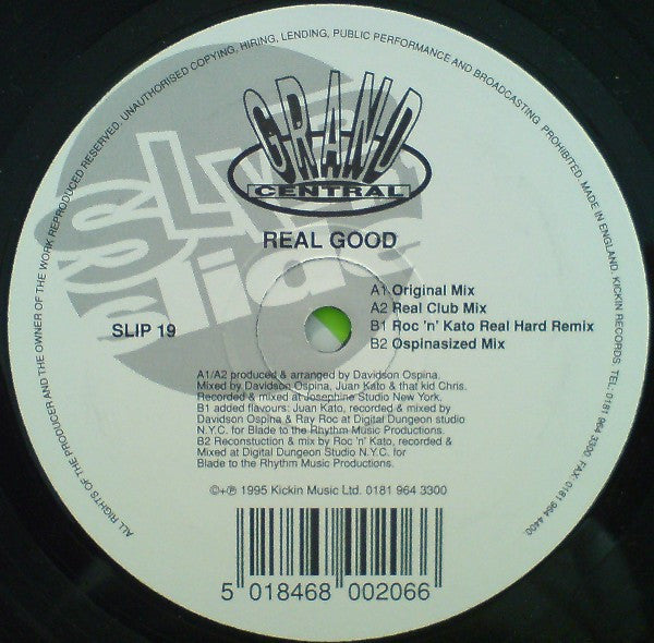 Grand Central - Real Good (12")