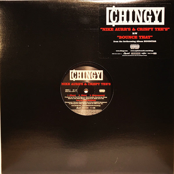 Chingy - Nike Aurr's & Crispy Tee's (12", Promo)