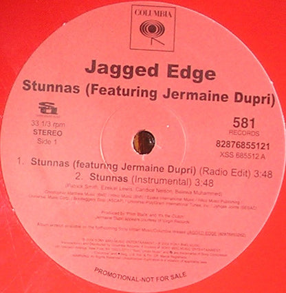 Jagged Edge (2) Featuring Jermaine Dupri : Stunnas (12", Promo)