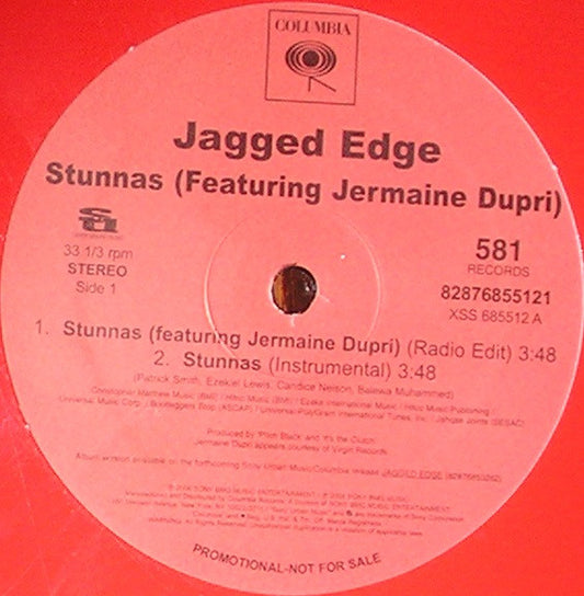 Jagged Edge (2) Featuring Jermaine Dupri : Stunnas (12", Promo)