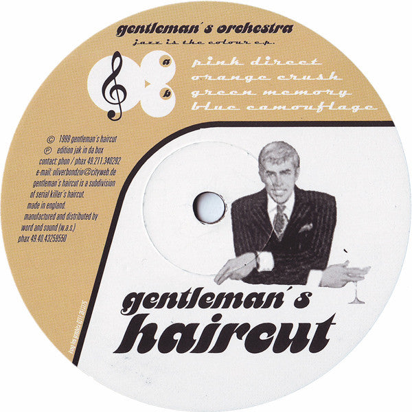 Gentleman's Orchestra - Jazz Is The Colour E.P. (12", EP)