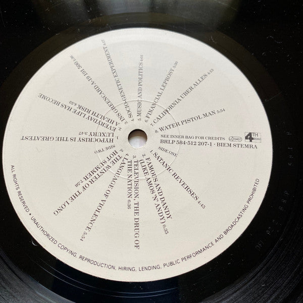 The Disposable Heroes Of Hiphoprisy - Hypocrisy Is The Greatest Luxury (LP, Album)