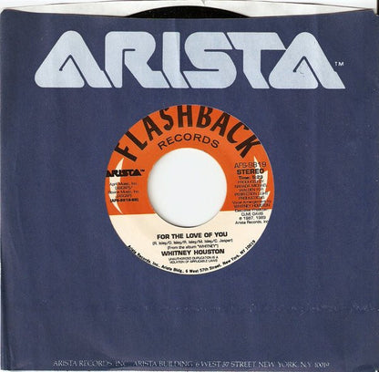 Whitney Houston : So Emotional / For The Love Of You (7", RE)