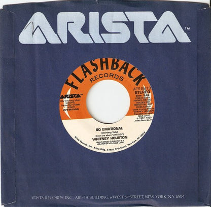 Whitney Houston : So Emotional / For The Love Of You (7", RE)