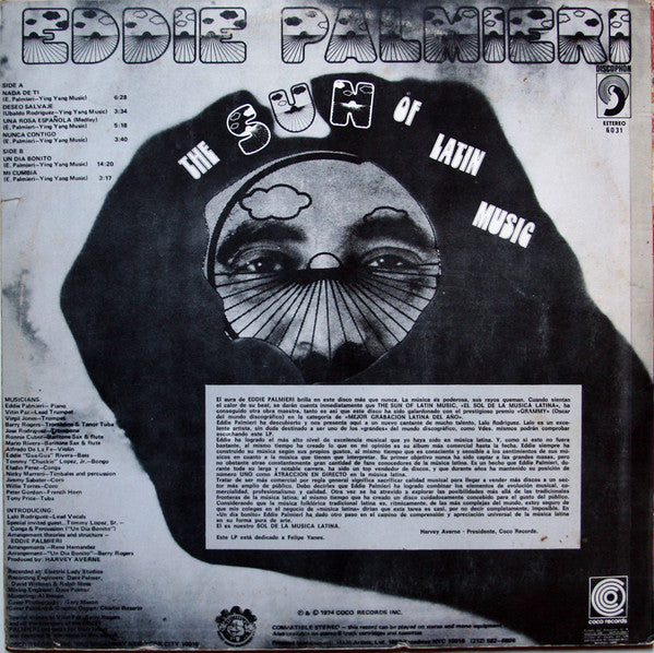 Eddie Palmieri : The Sun Of Latin Music (LP, Album)