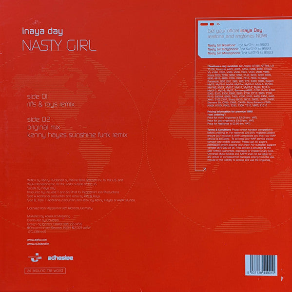 Inaya Day - Nasty Girl (12")