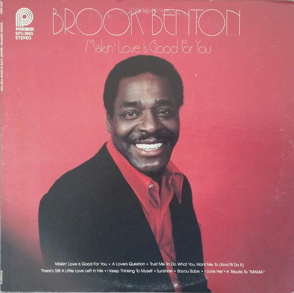 Brook Benton : Makin' Love Is Good For You  (LP, Album, RE, RM)