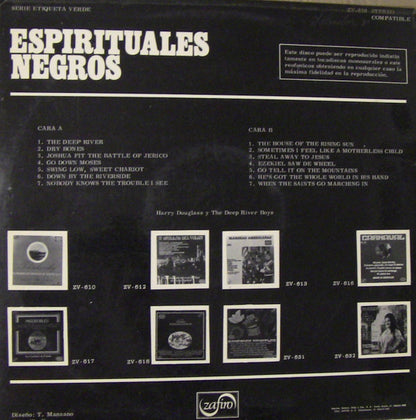 Harry Douglass And Deep River Boys - Espirituales Negros (LP)