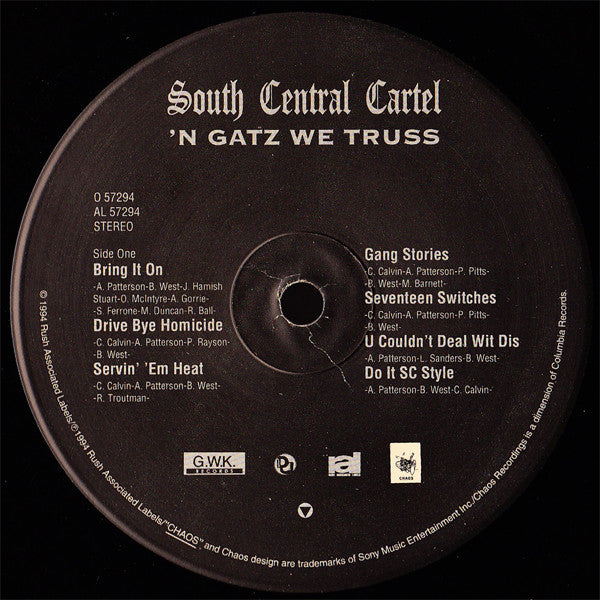 South Central Cartel : 'N Gatz We Truss (LP, Album)