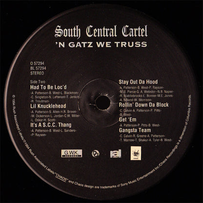 South Central Cartel : 'N Gatz We Truss (LP, Album)