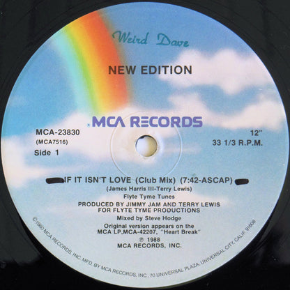 New Edition - If It Isn't Love (12", Single)