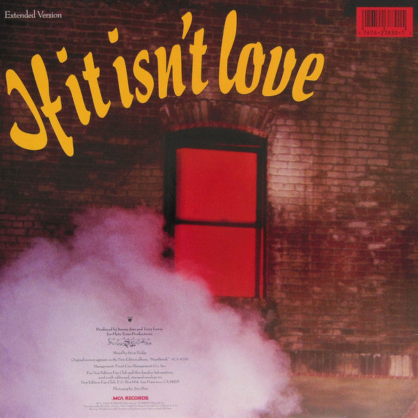 New Edition - If It Isn't Love (12", Single)