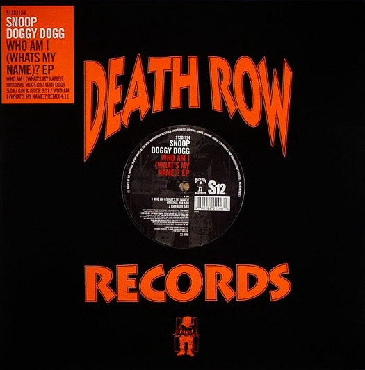 Snoop Doggy Dogg* : Who Am I (What's My Name)? EP (12", EP)