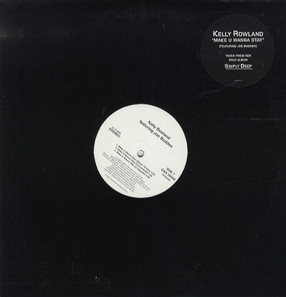 Kelly Rowland Featuring Joe Budden - Make U Wanna Stay (12", Promo)