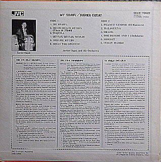 Xavier Cugat And His Orchestra : My Shawl (LP, Album, Quad, Dis)
