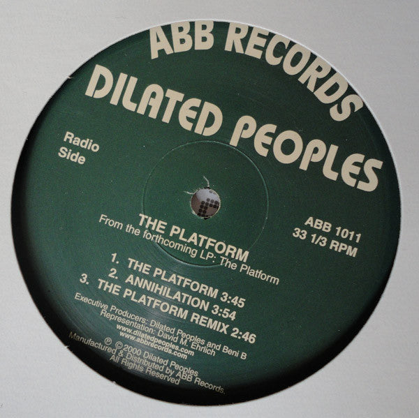 Dilated Peoples - The Platform (12", Single)
