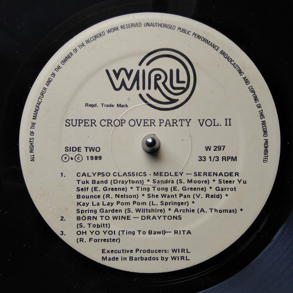 Various : Super Crop Over Party Volume II (LP, Comp)