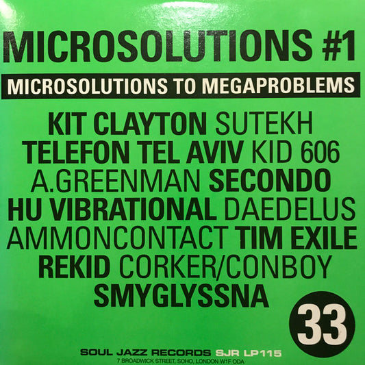 Various : Microsolutions To Megaproblems (2xLP, Comp)