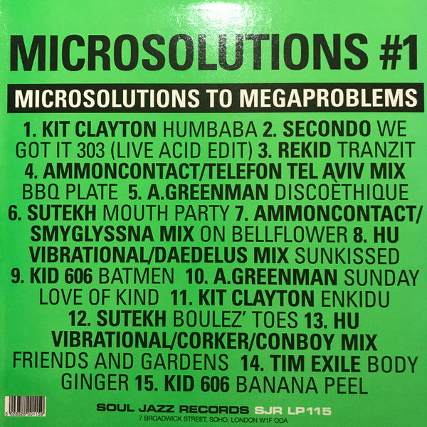 Various : Microsolutions To Megaproblems (2xLP, Comp)