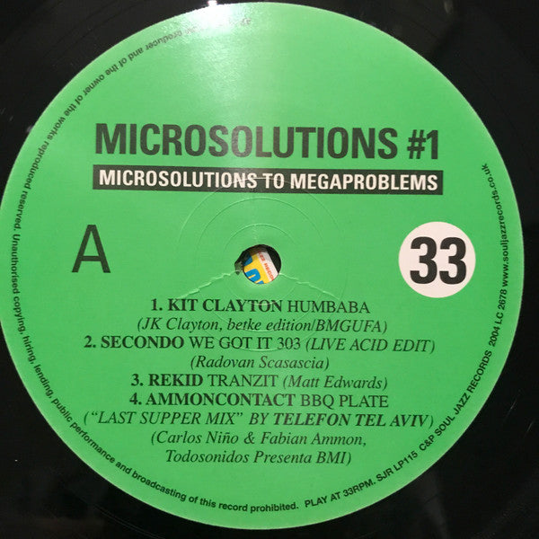 Various : Microsolutions To Megaproblems (2xLP, Comp)
