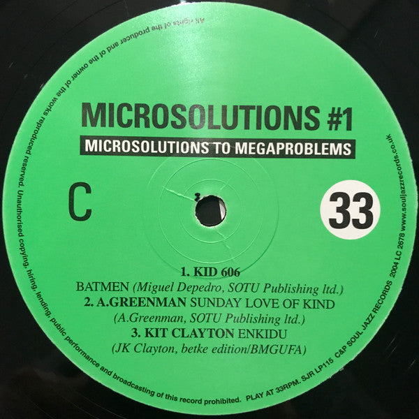 Various : Microsolutions To Megaproblems (2xLP, Comp)