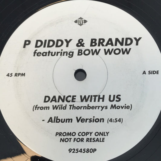P. Diddy & Brandy Featuring Bow Wow - Dance With Us (From Wild Thornberrys Movie) (12", Single, Promo)