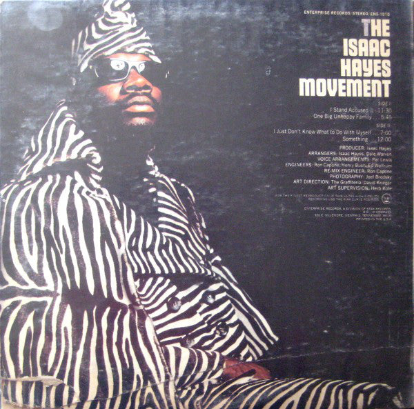 Isaac Hayes - The Isaac Hayes Movement (LP, Album, Gat)