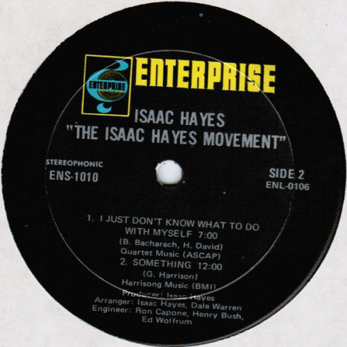 Isaac Hayes - The Isaac Hayes Movement (LP, Album, Gat)