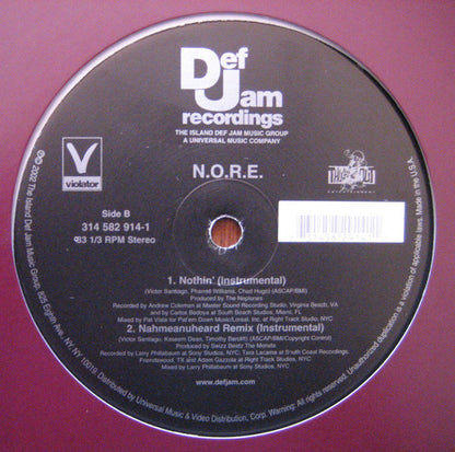 N.O.R.E. : Nothin' (12", Single)