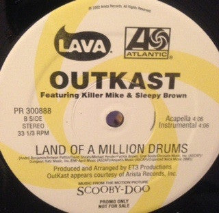 OutKast Featuring Killer Mike & Sleepy Brown : Land Of A Million Drums (12", Promo)