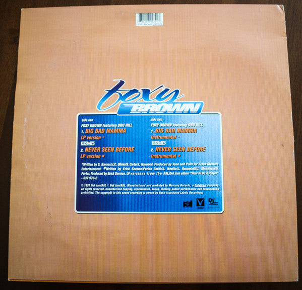 Foxy Brown Featuring Dru Hill / EPMD : Big Bad Mamma / Never Seen Before (12")