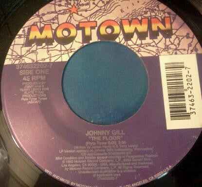 Johnny Gill : The Floor (7")