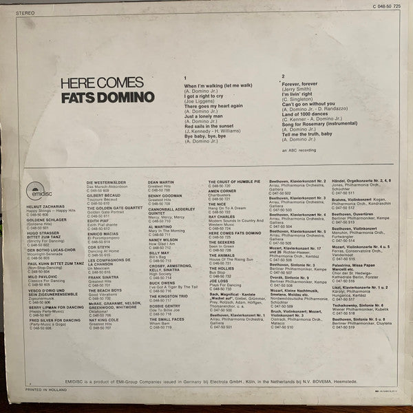 Fats Domino : Here Comes Fats Domino (LP, RE)