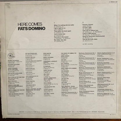 Fats Domino : Here Comes Fats Domino (LP, RE)