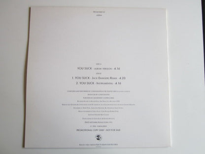 Consolidated : You Suck (12", Promo)