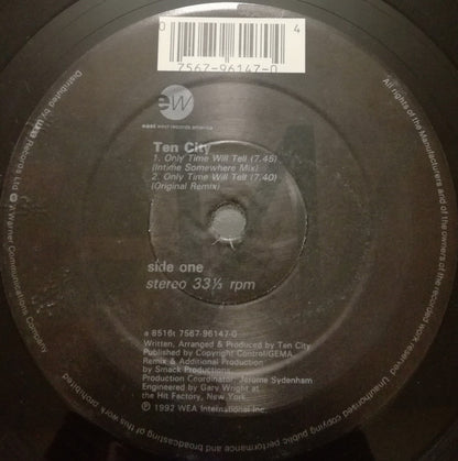 Ten City - Only Time Will Tell / My Peace Of Heaven (12")