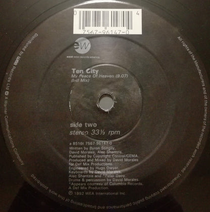 Ten City - Only Time Will Tell / My Peace Of Heaven (12")