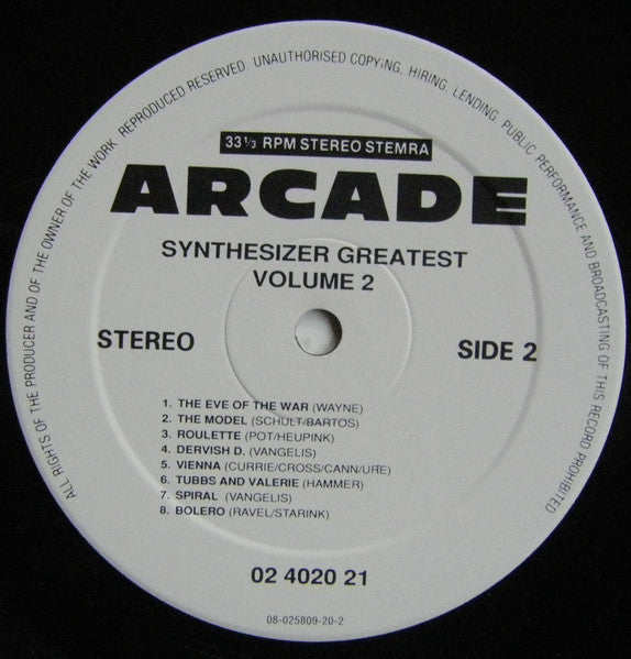 Ed Starink : Synthesizer Greatest Volume 2 (LP, Album)