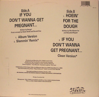 U.T.F.O.* - If You Don't Want To Get Pregnant... (12")