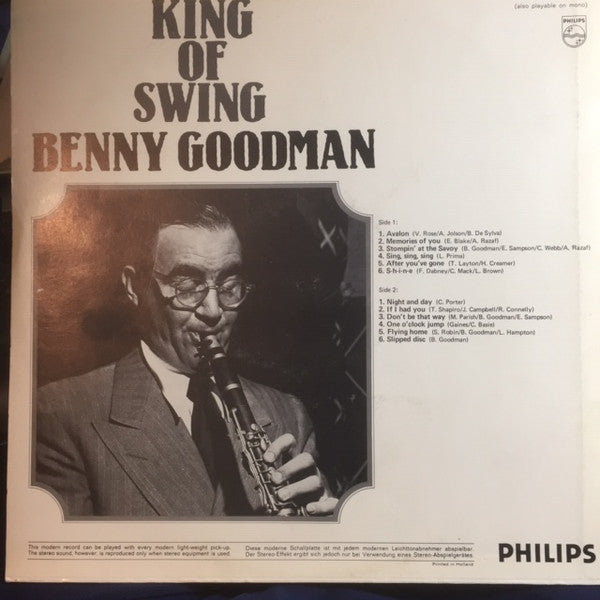 Benny Goodman - King Of Swing (LP)