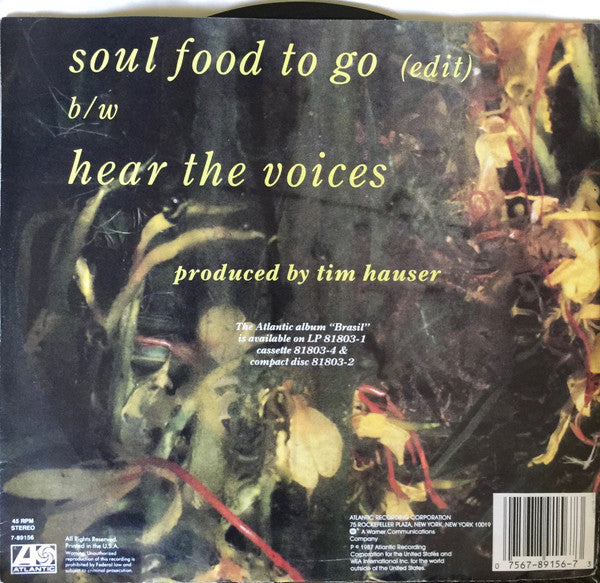 The Manhattan Transfer : Soul Food To Go (7", Single)