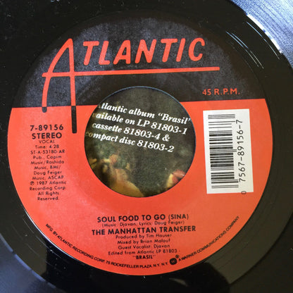The Manhattan Transfer : Soul Food To Go (7", Single)