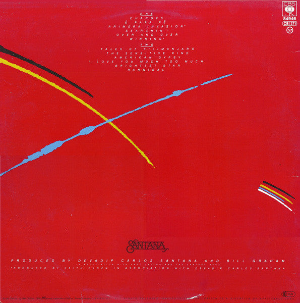 Santana : Zebop! (LP, Album)