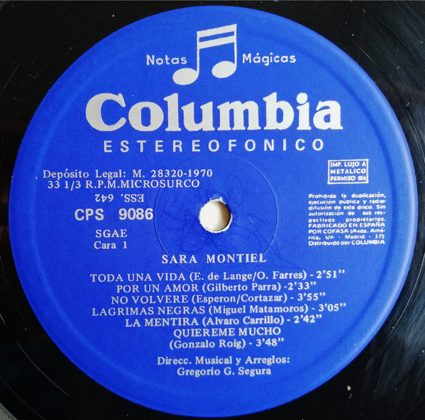Sara Montiel : Sara (LP, Album)