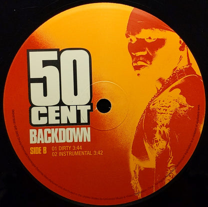 50 Cent - In Da Club / Backdown (12", Single)