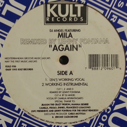 DJ Angel (5) Featuring Mila : Again (12")