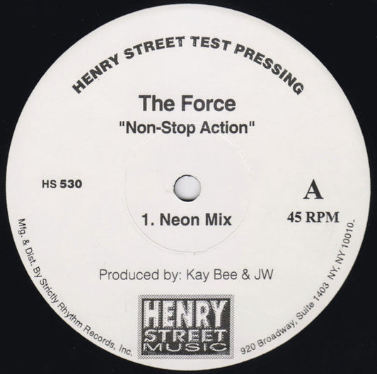 The Force (23) : Non-Stop Action (12", TP)