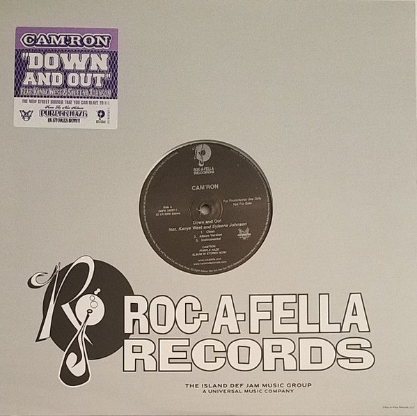 Cam'ron : Down And Out  (12", Promo)