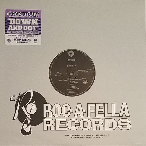 Cam'ron : Down And Out  (12", Promo)