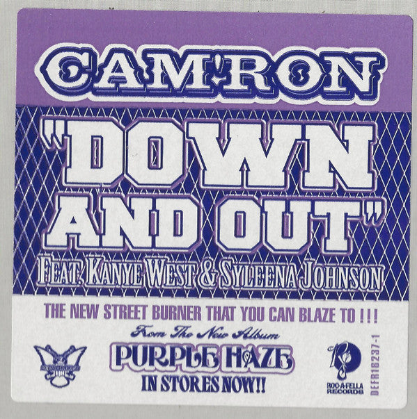 Cam'ron : Down And Out  (12", Promo)